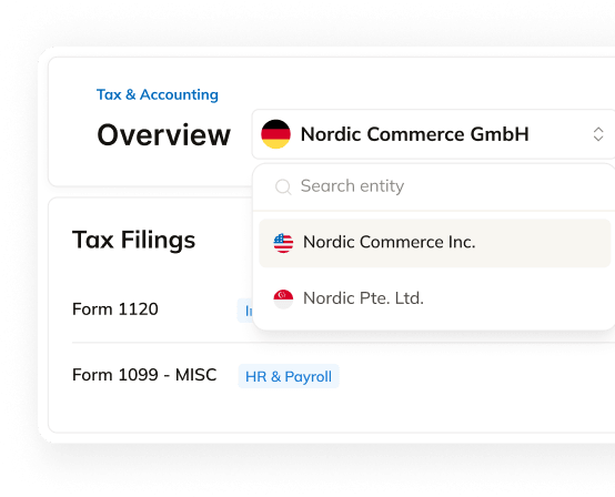 Commenda tax and accounting overview with Form 1120 and Form 1099-MISC filings