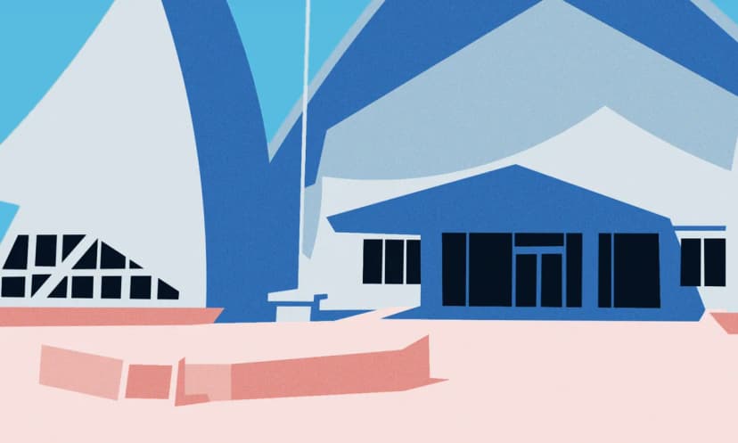 Parliament House illustration representing business in Kiribati