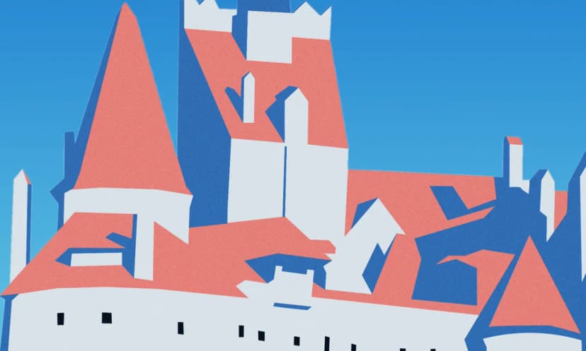 Bran Castle illustration representing business in Romania
