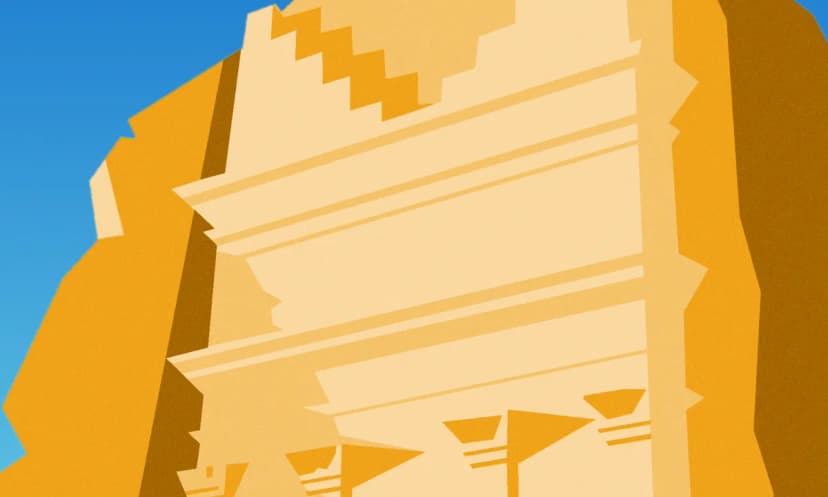 Hegra illustration representing business in Saudi Arabia