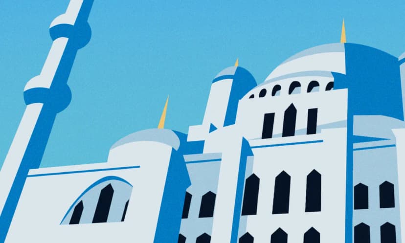 Blue Mosque illustration representing business in Turkey